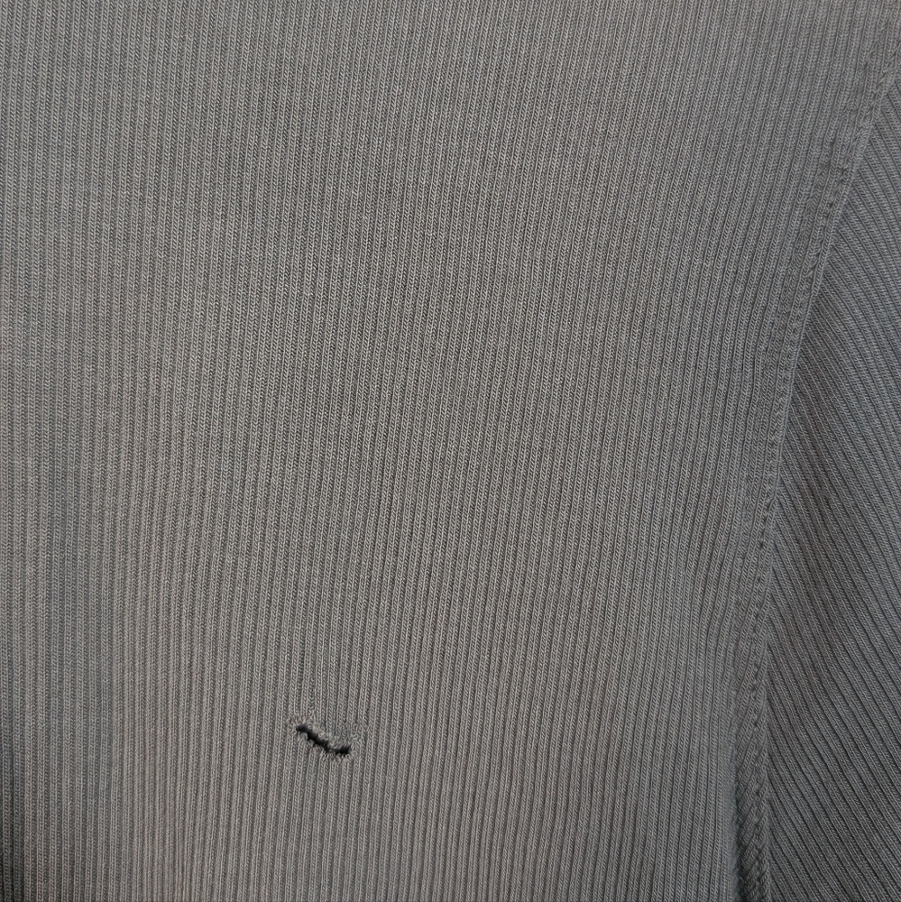 Lululemon Gray Rover Hold On Tight Ribbed Long Sleeve Tee Shirt Size 12 - Picture 9 of 13
